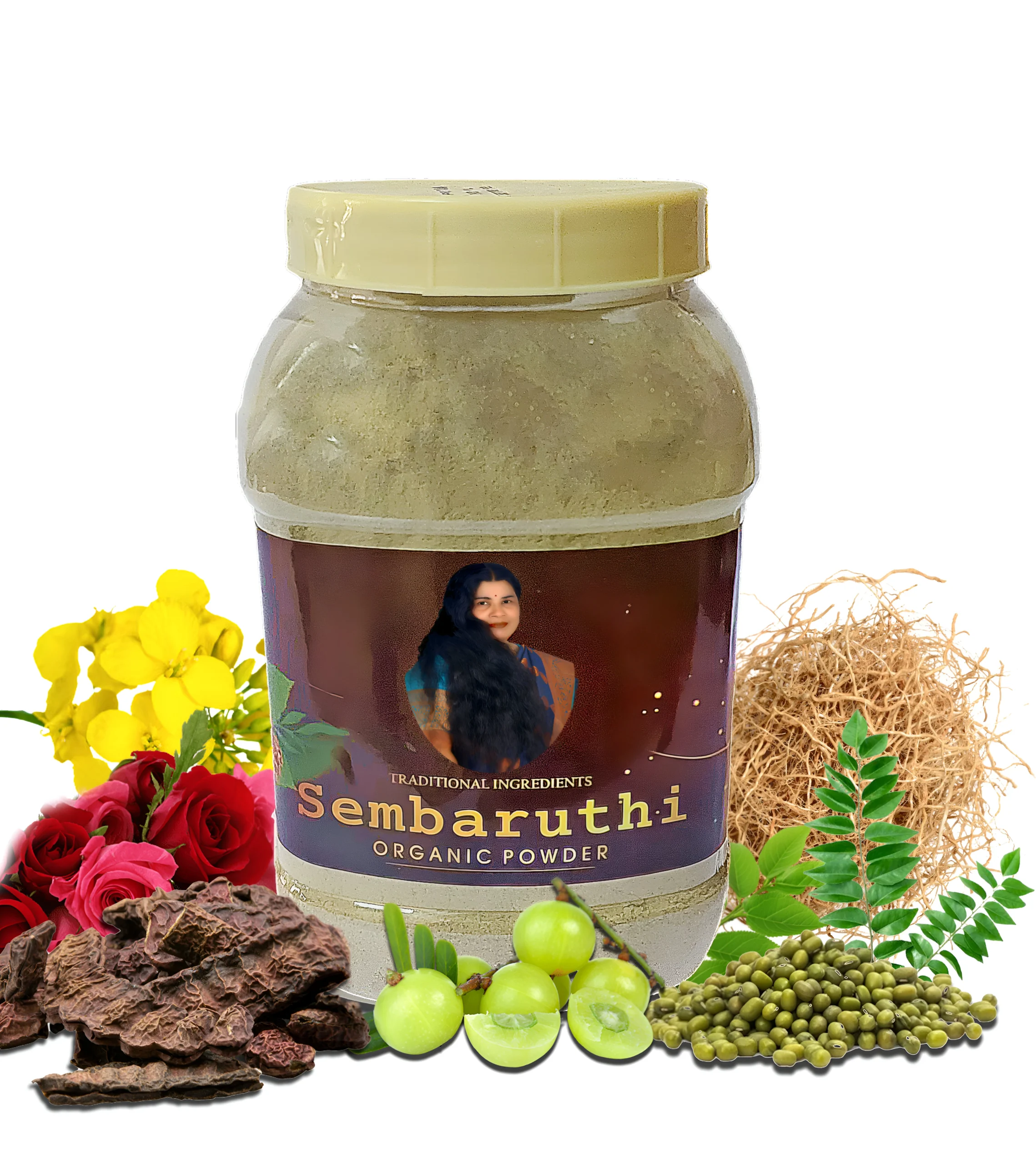 Sembaruthi Shikakai Herbal Hair Wash Powder (500g)