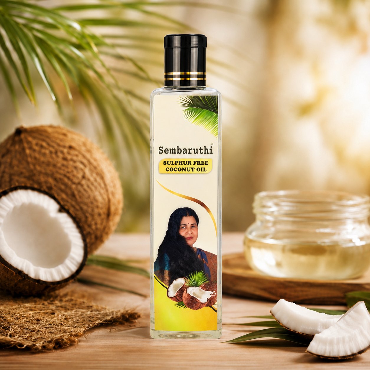 Sembaruthi Sulphur Free Coconut Hair Oil (500ml)